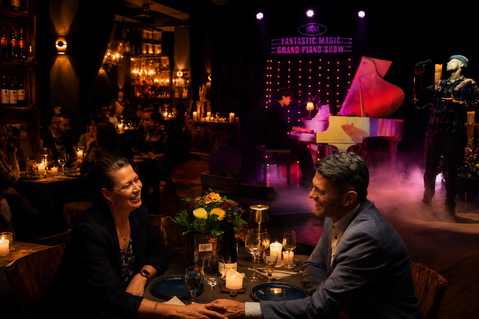 Heiratsantrag im Vorwerck Berlin bei Kerzenlicht